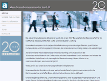 Tablet Screenshot of adova.ch